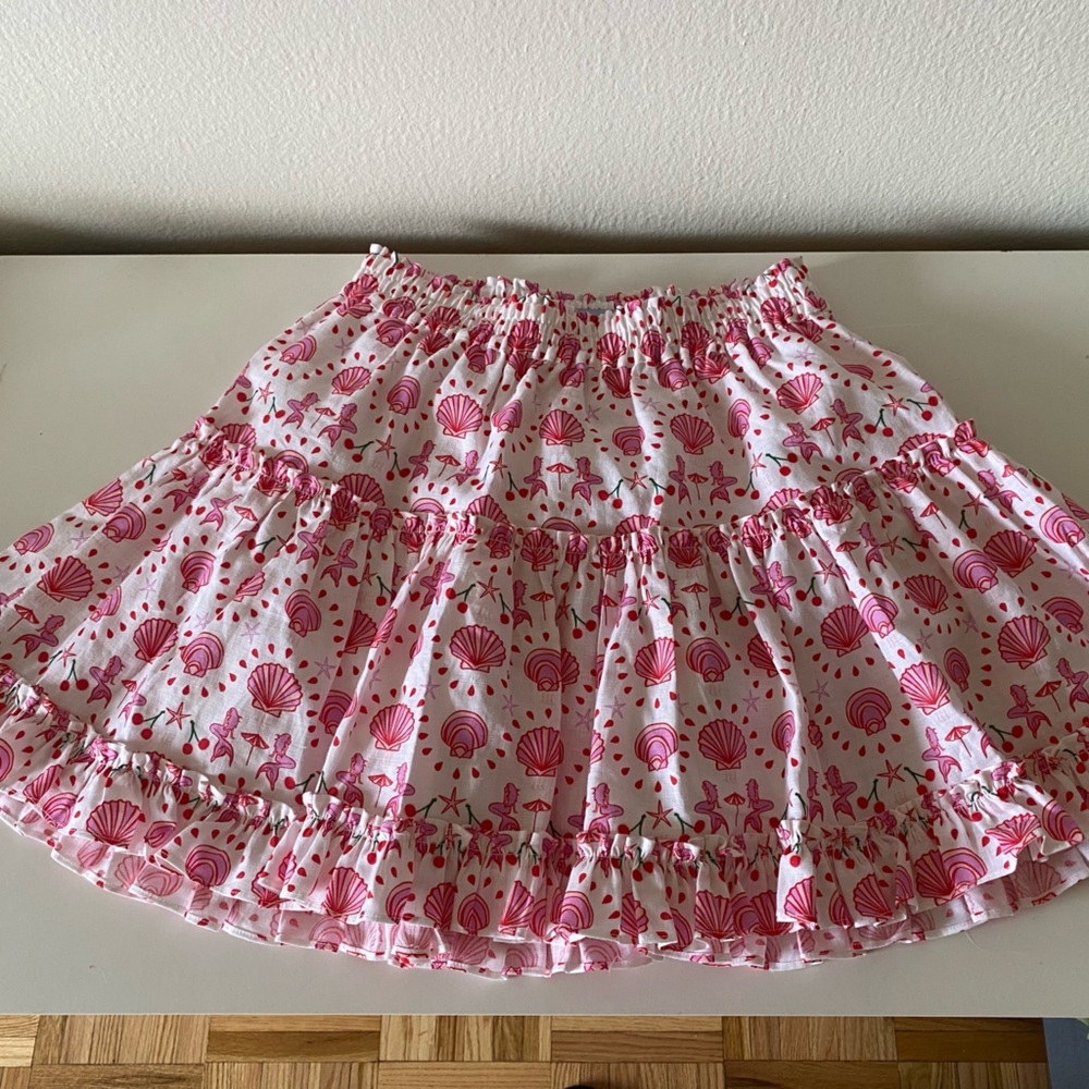 Hill House Home - NWOT Paz Skirt - Mermaid Linen - Size M
